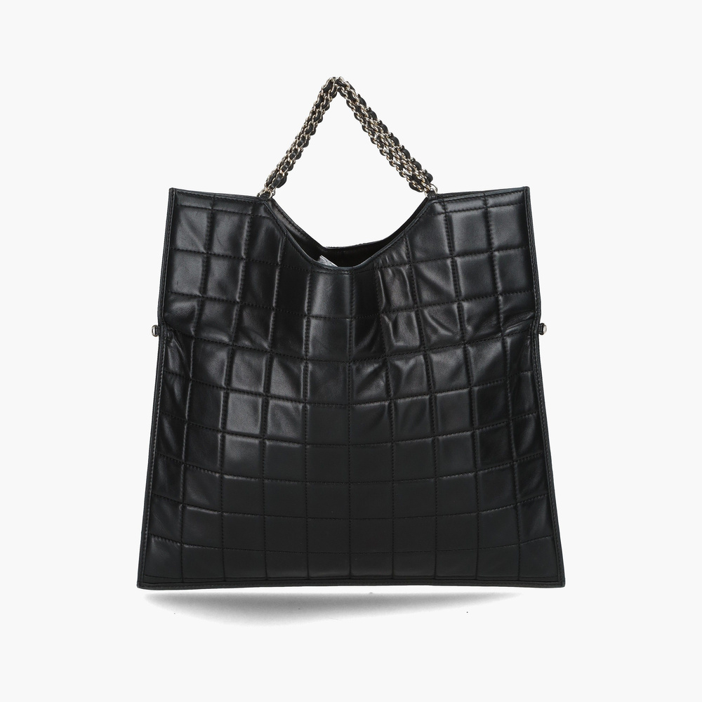 Chanel Box Quilted Fold Down Envelope Clutch Bag