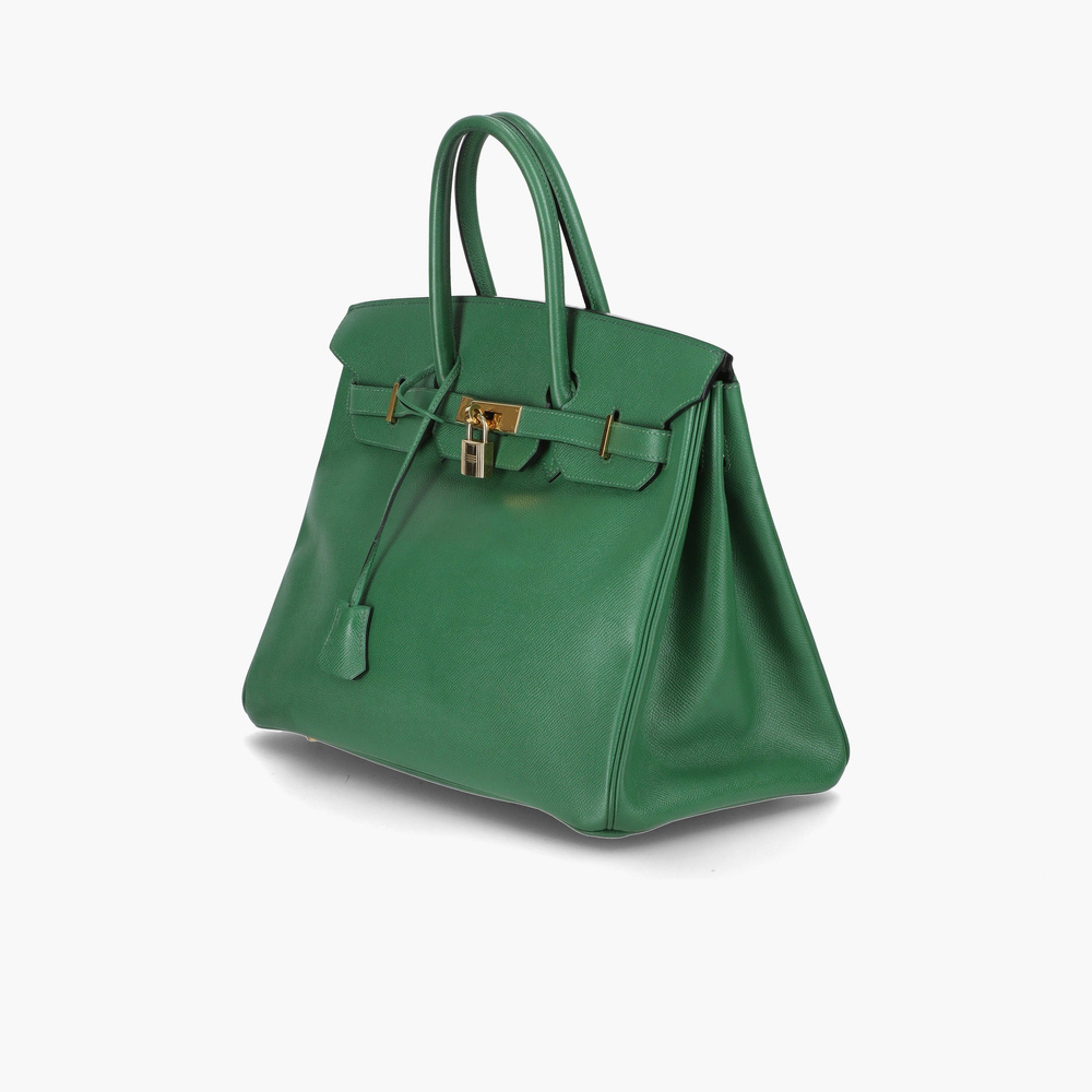 Hermès Birkin 35 Epsom Vert Bengale Bag