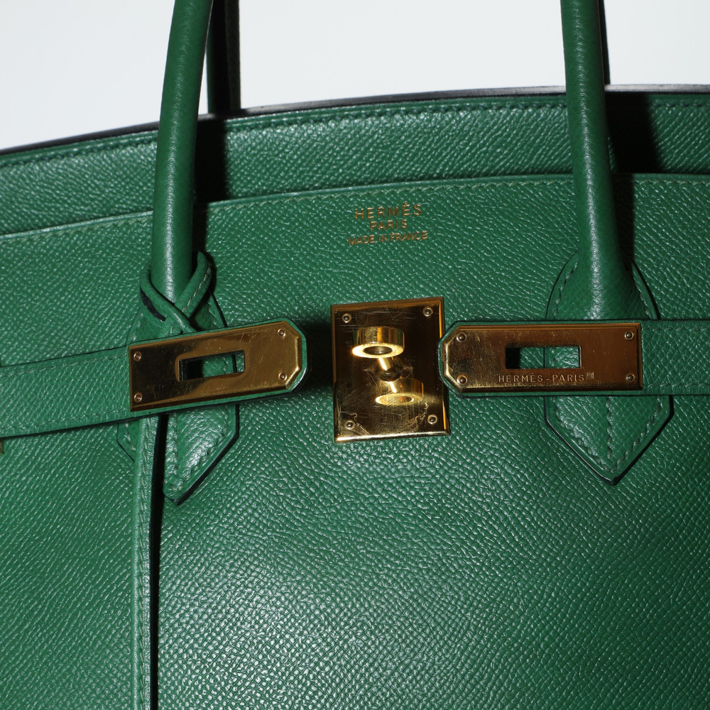Hermès Birkin 35 Epsom Vert Bengale Bag