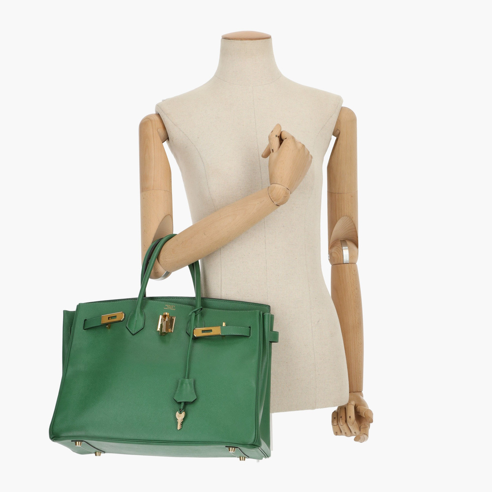 Hermès Birkin 35 Epsom Vert Bengale Bag