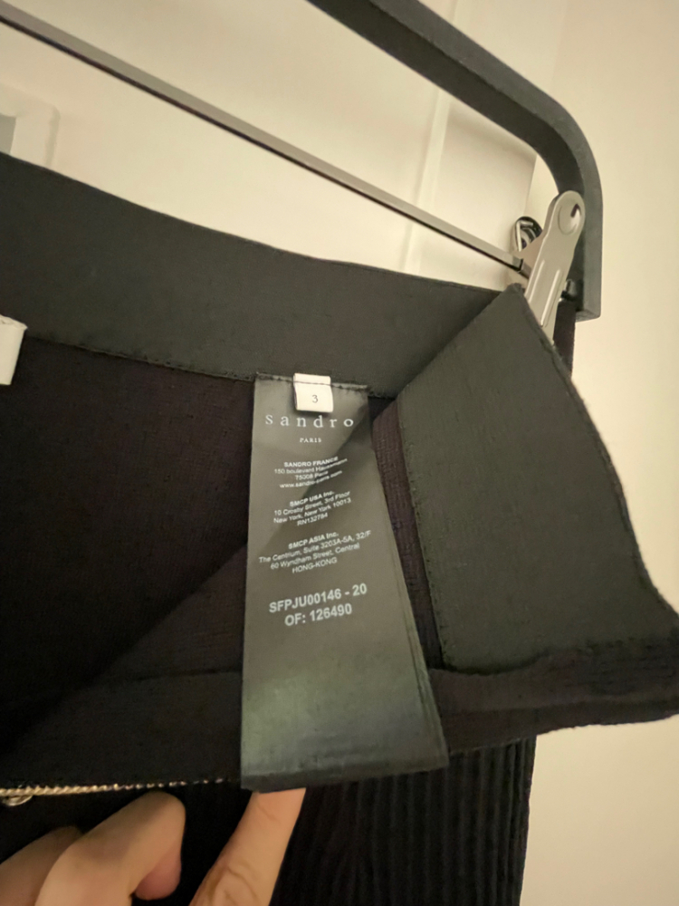 Sandro Ausgestellter Rock mit Nietendetails