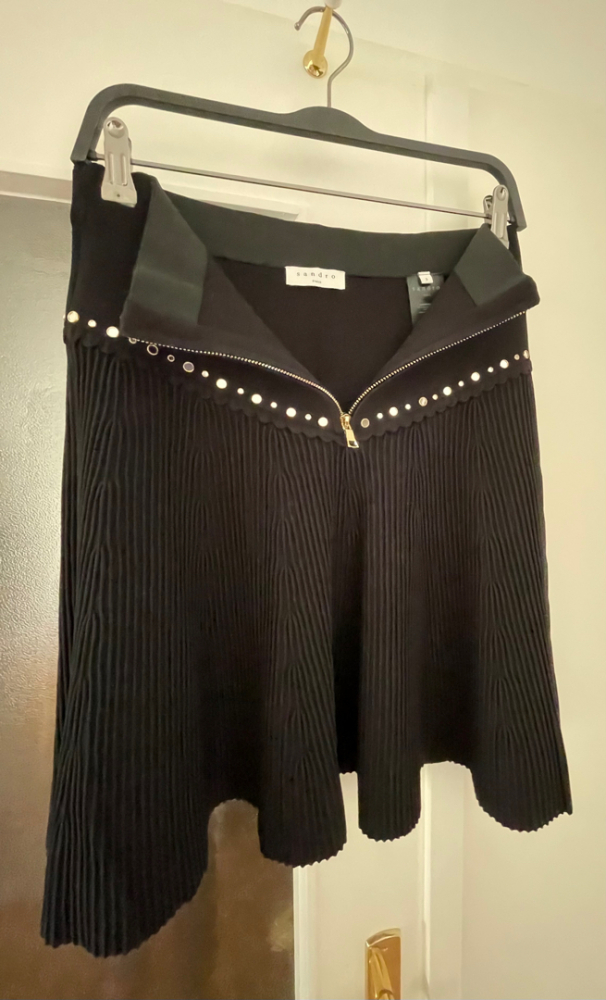 Sandro Ausgestellter Rock mit Nietendetails