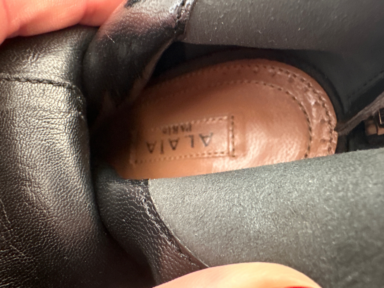 Alaïa Suede studded boots