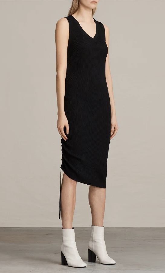 All Saints Strickkollektion Rosen Kleid