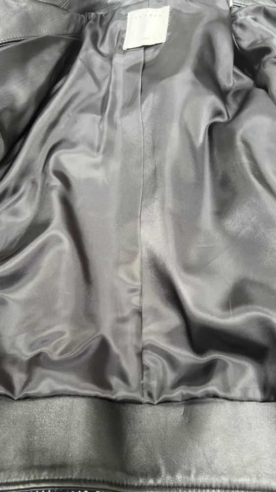 Sandro Structured black jacket