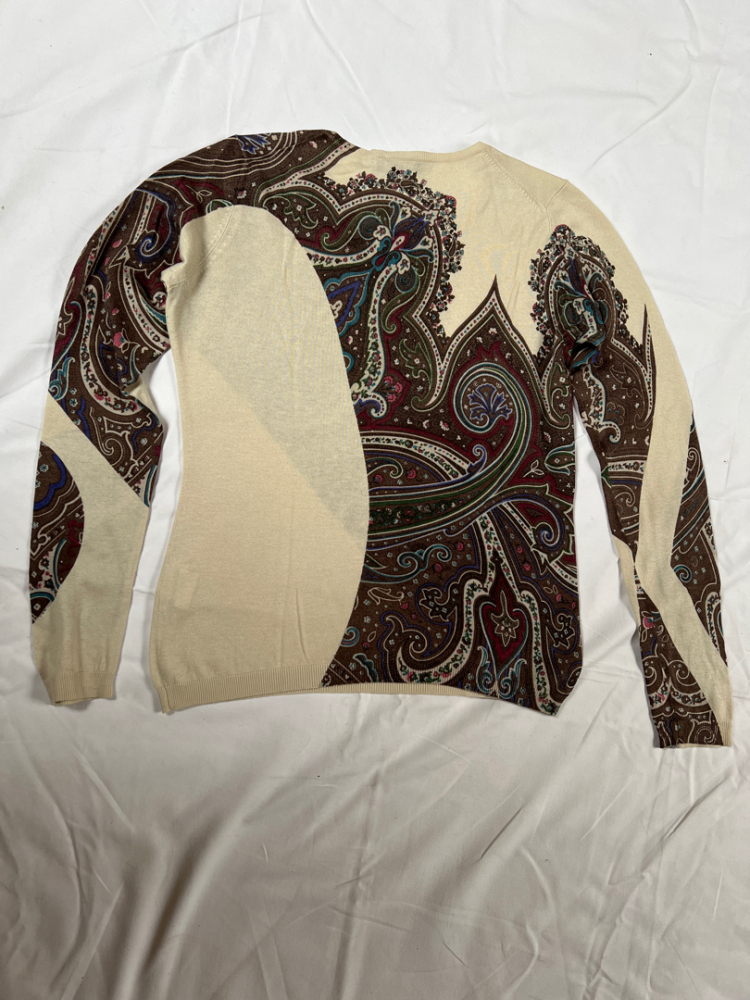 Etro Pull à fleurs emblématique