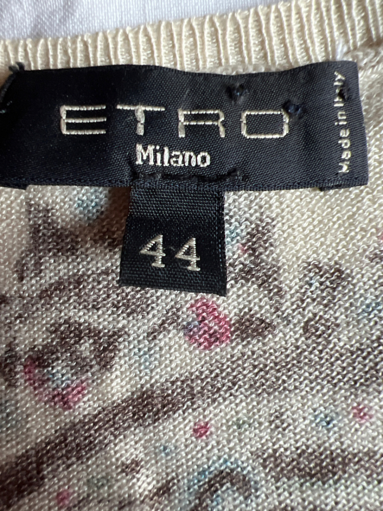 Etro Pull à fleurs emblématique