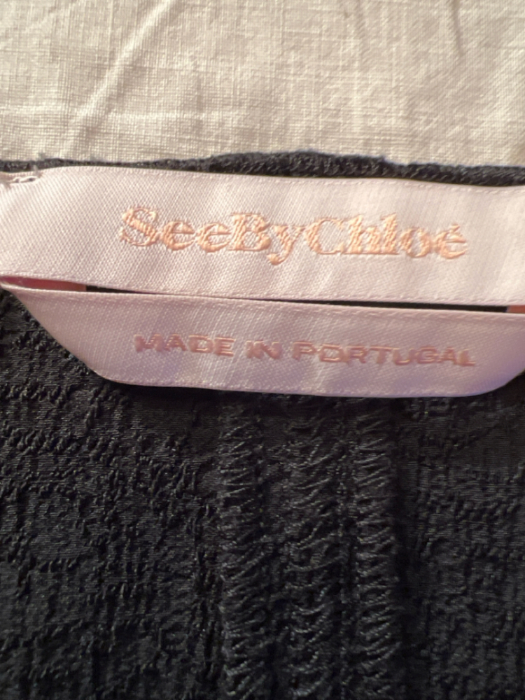 See By Chloé Kurzes schwarzes Kleid