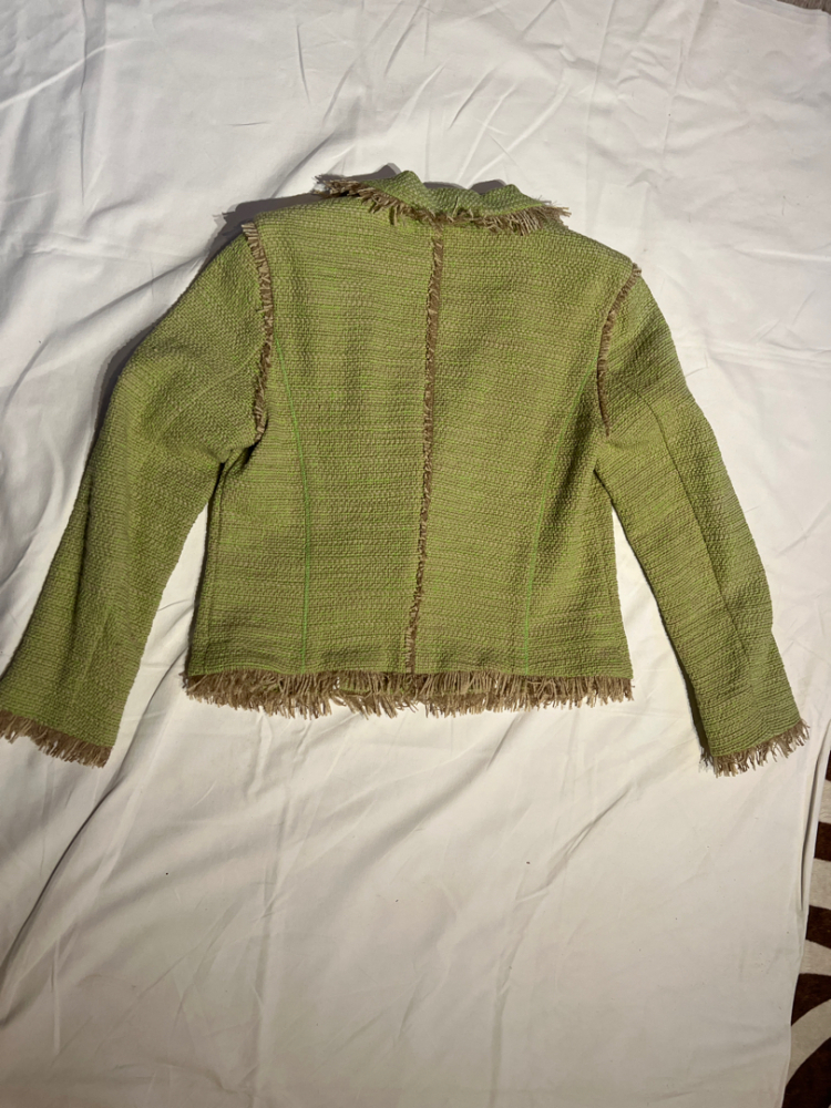 Marc Cain Lightweight fringed jacket