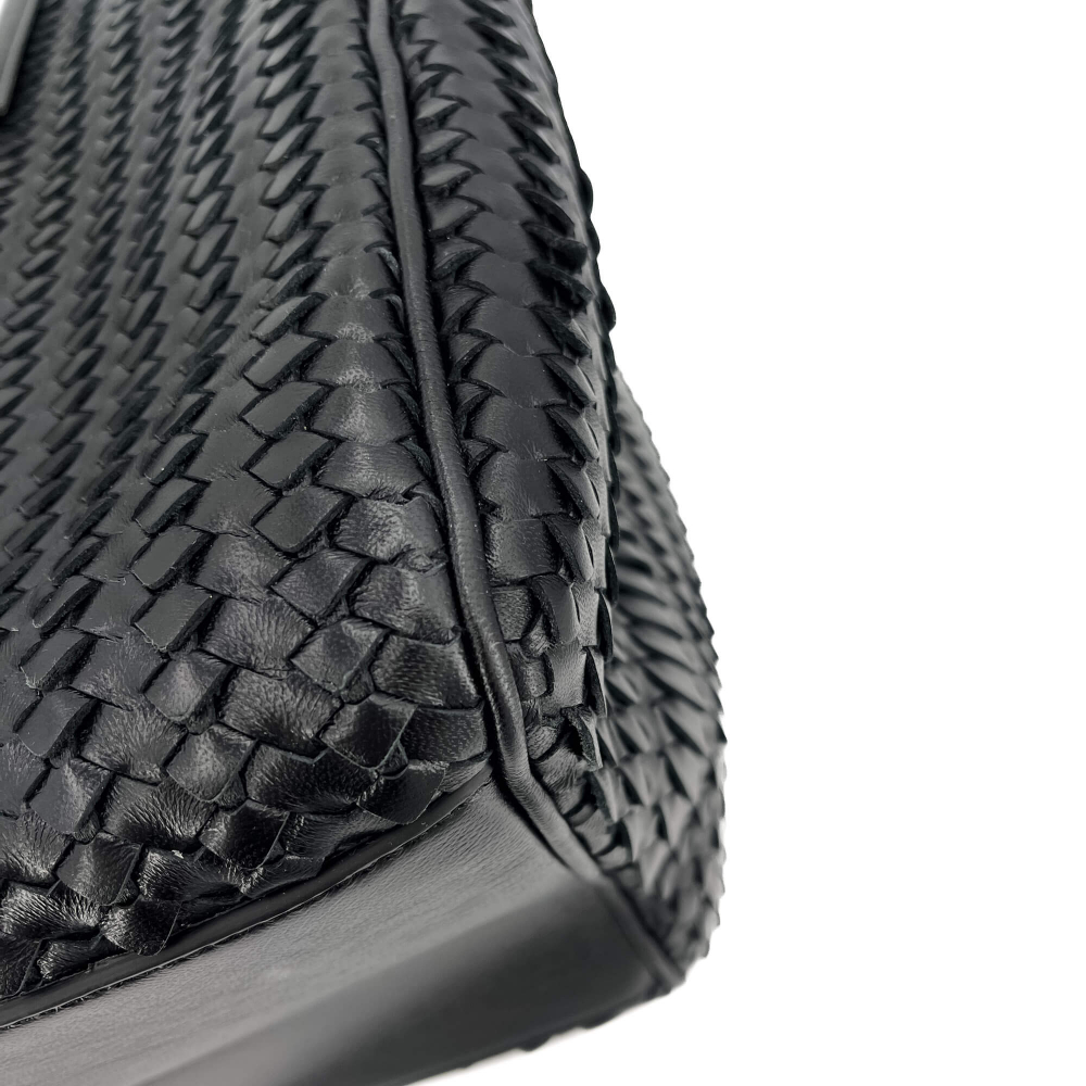 Philipp Plein Large Handle Bag Leather Black Weekender