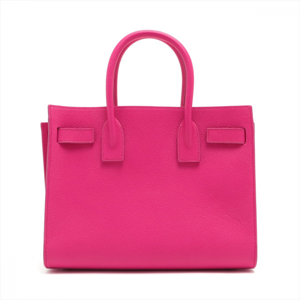 Saint Laurent Sac de Jour Baby Leather Pink 2-Way Tote