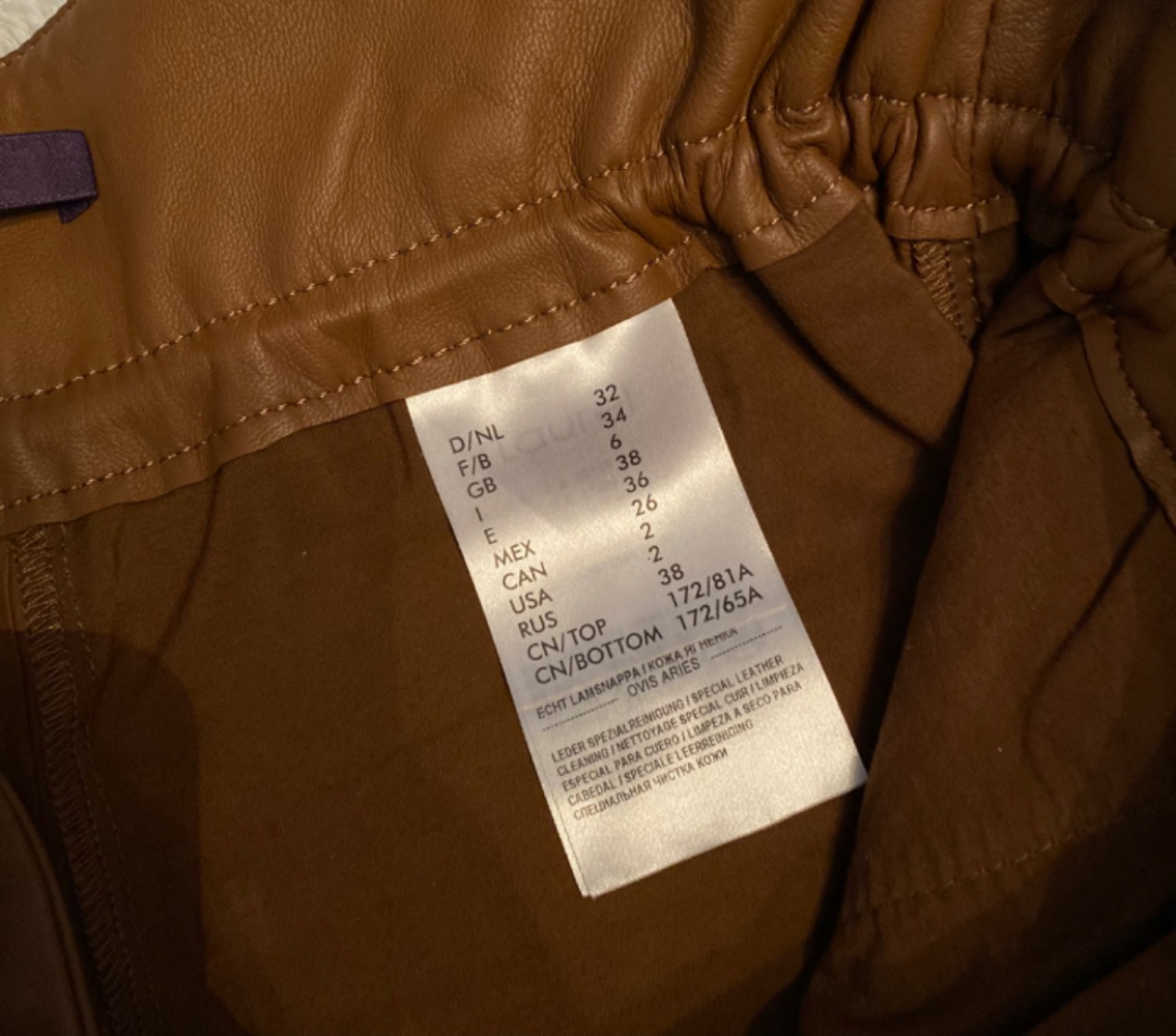 Laurel Culotte en cuir