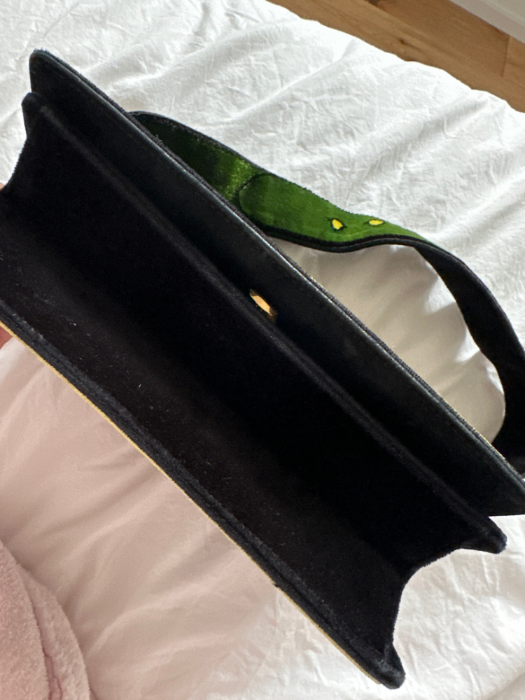 Prada Sac en velours Cahier