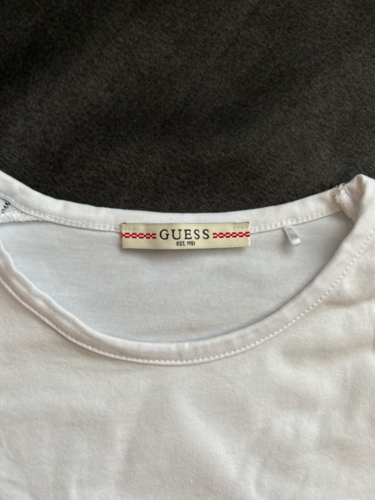 Guess T-shirt 'Sequined-Logo' pour Femmes