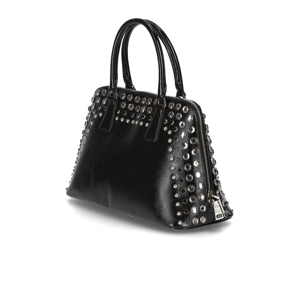 Prada Studded Saffiano Promenade Bag