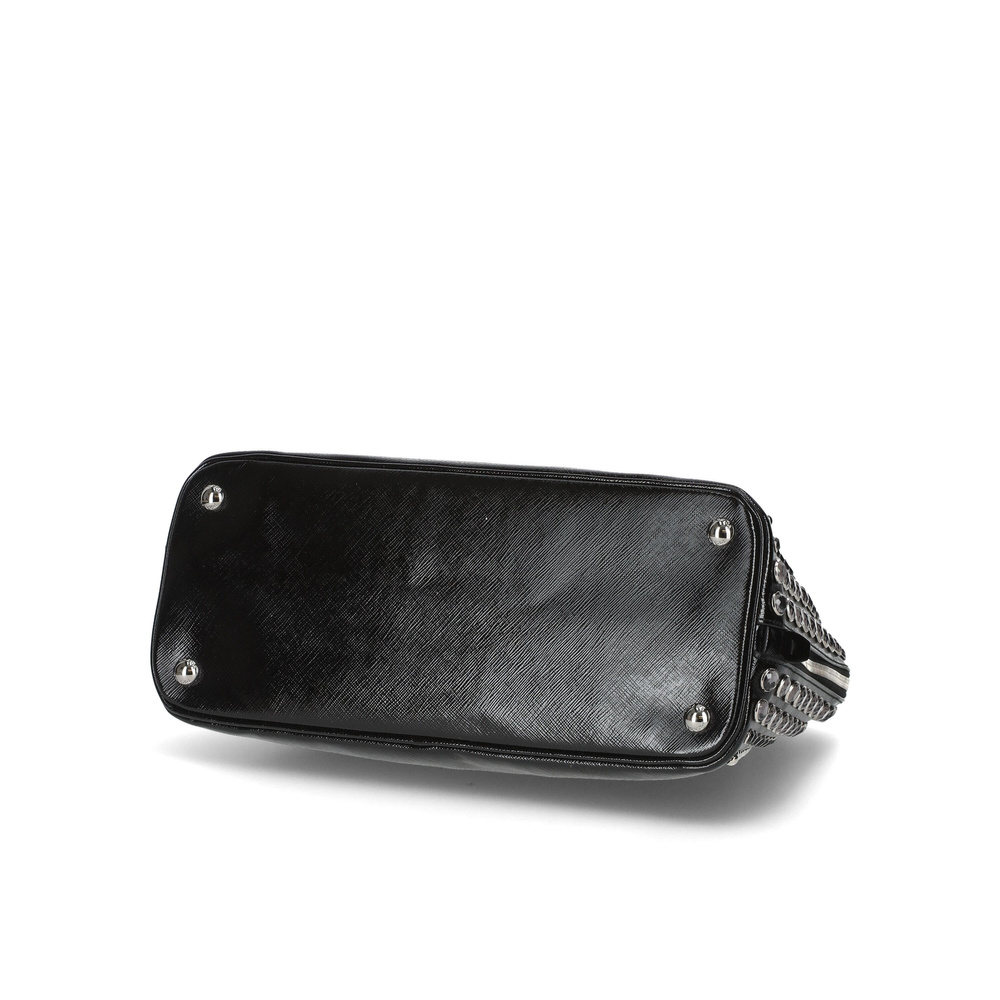 Prada Studded Saffiano Promenade Bag