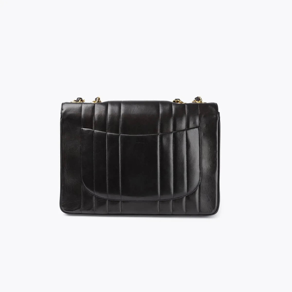 Chanel Jumbo Vertical Quilted Single Flap Bag