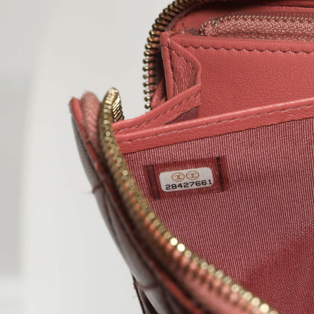 Chanel Chanel 19 Matelasse Long Wallet