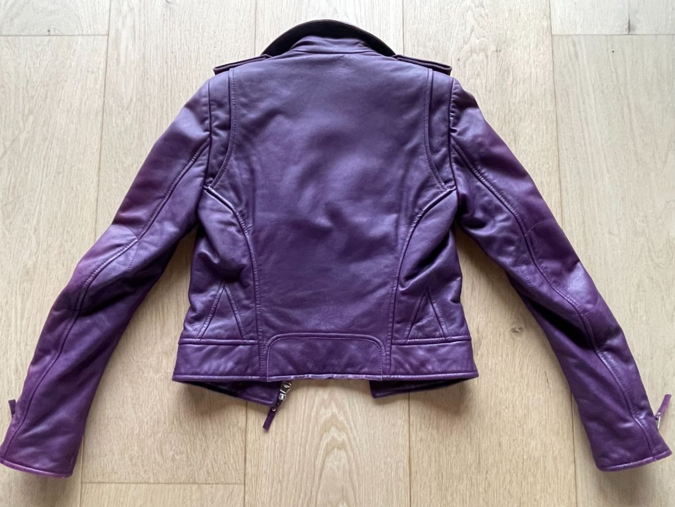 Balenciaga Classic moto, in plummy purple!