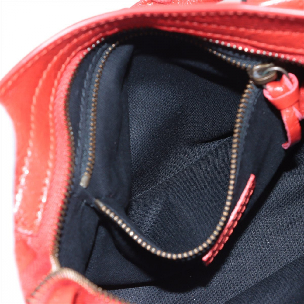 Balenciaga Classic Mini City 2way Red Leather