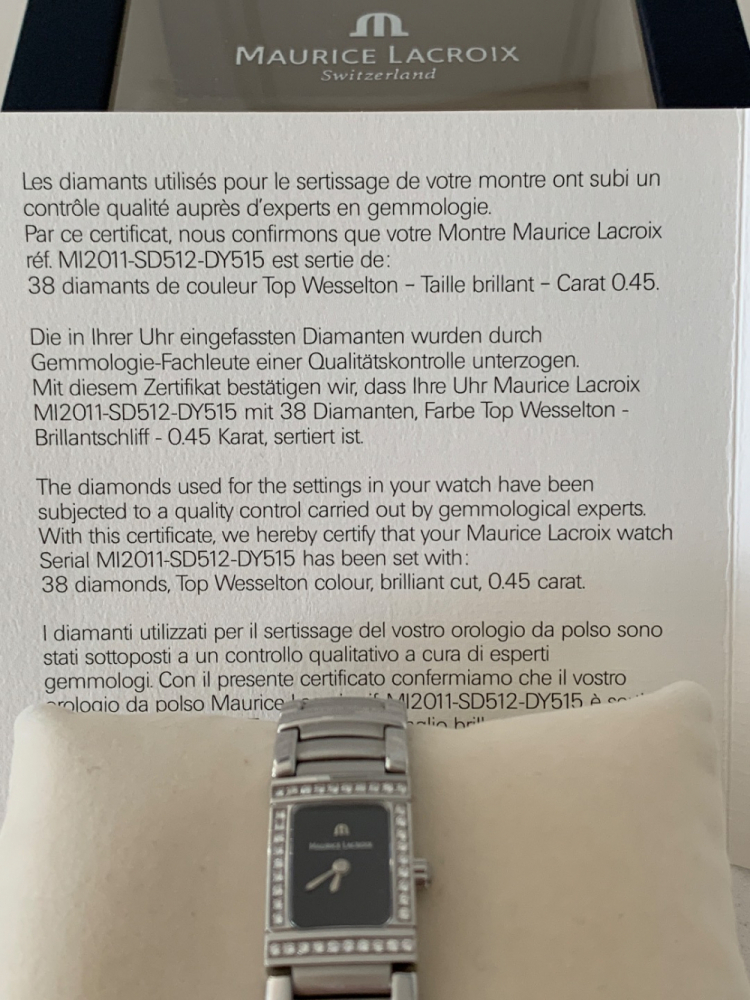Maurice Lacroix Miros Diamanten
