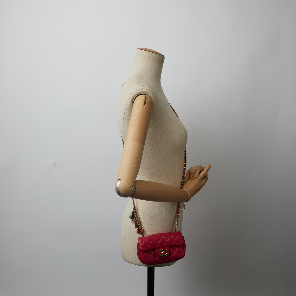 Chanel Mini Valentine Charms Flap Bag