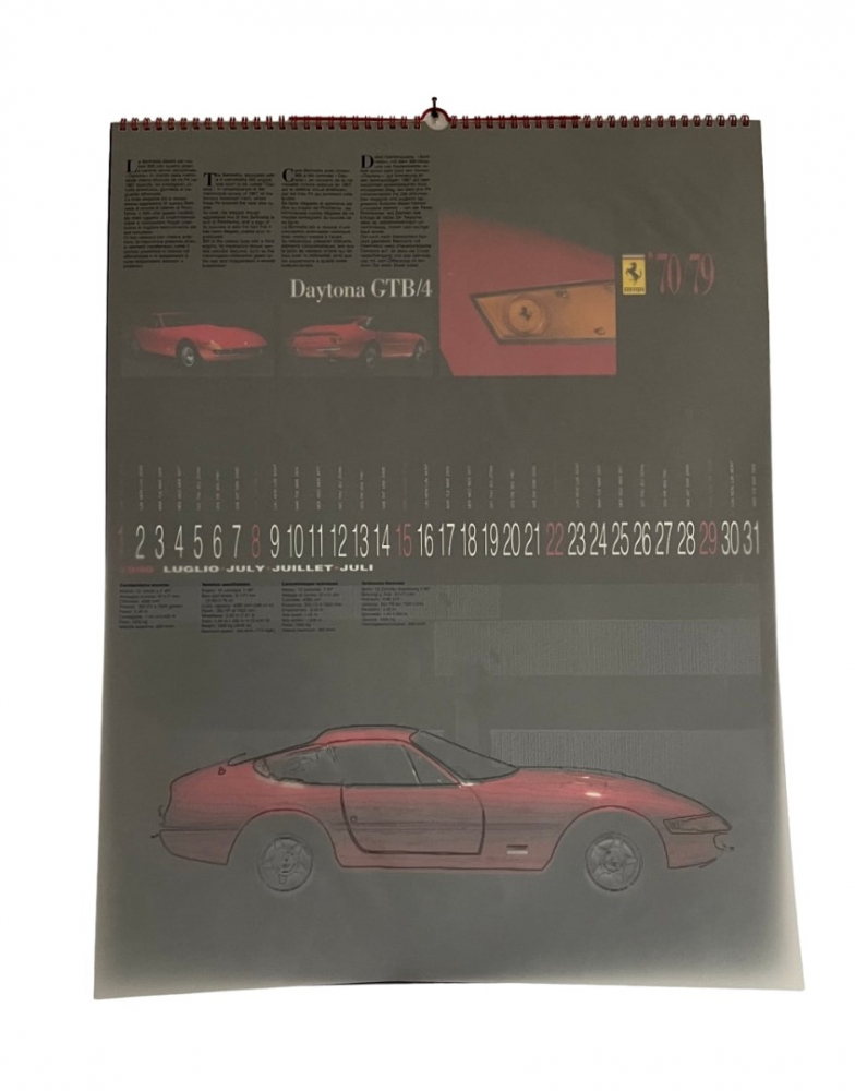 Ferrari Calendrier officiel 1990-Edition limitée
