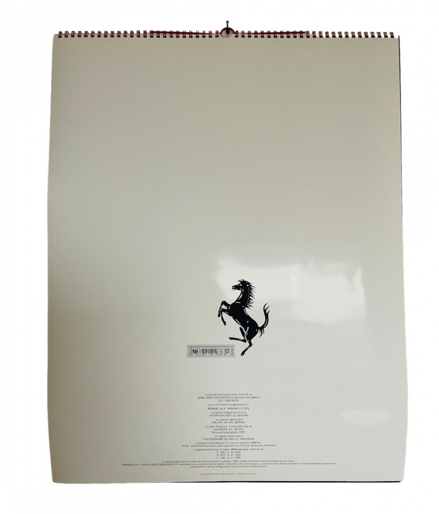 Ferrari Calendrier officiel 1990-Edition limitée