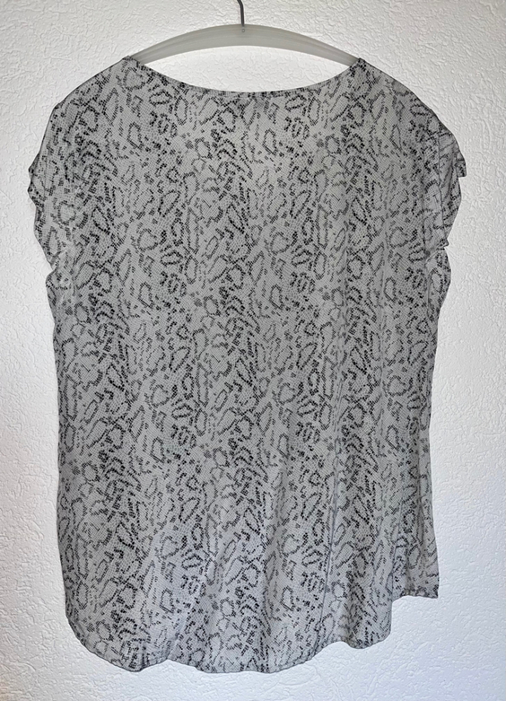 Joie Silk snake-print blouse