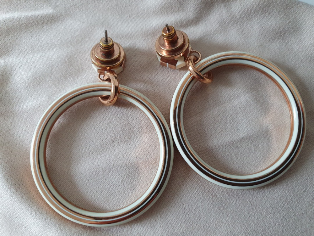 Tory Burch Ovale Hoop TB