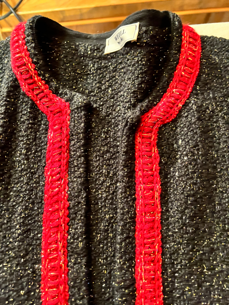 Weill Veste vintage étincelante