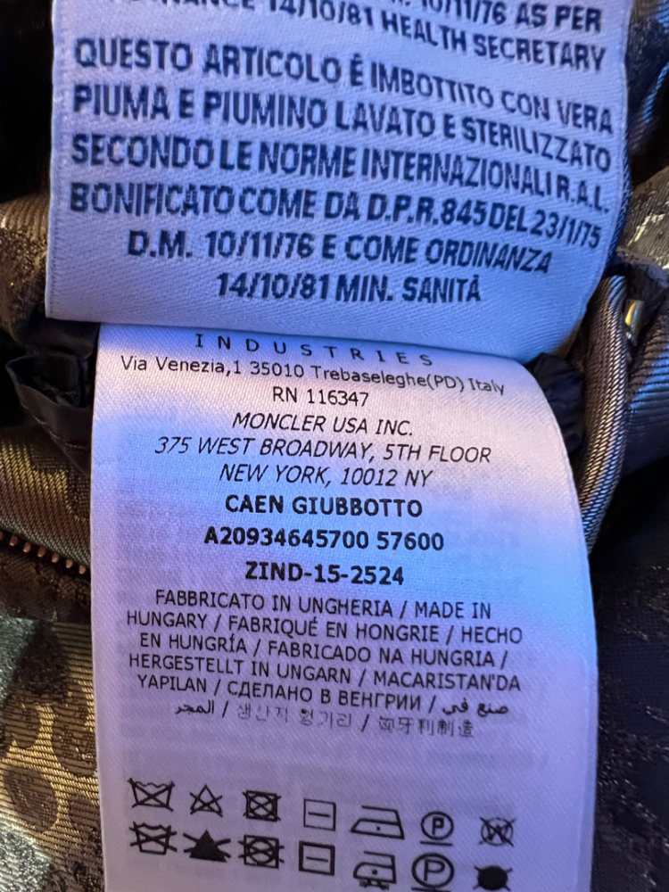 Moncler Doudoune  double face  avec capuche