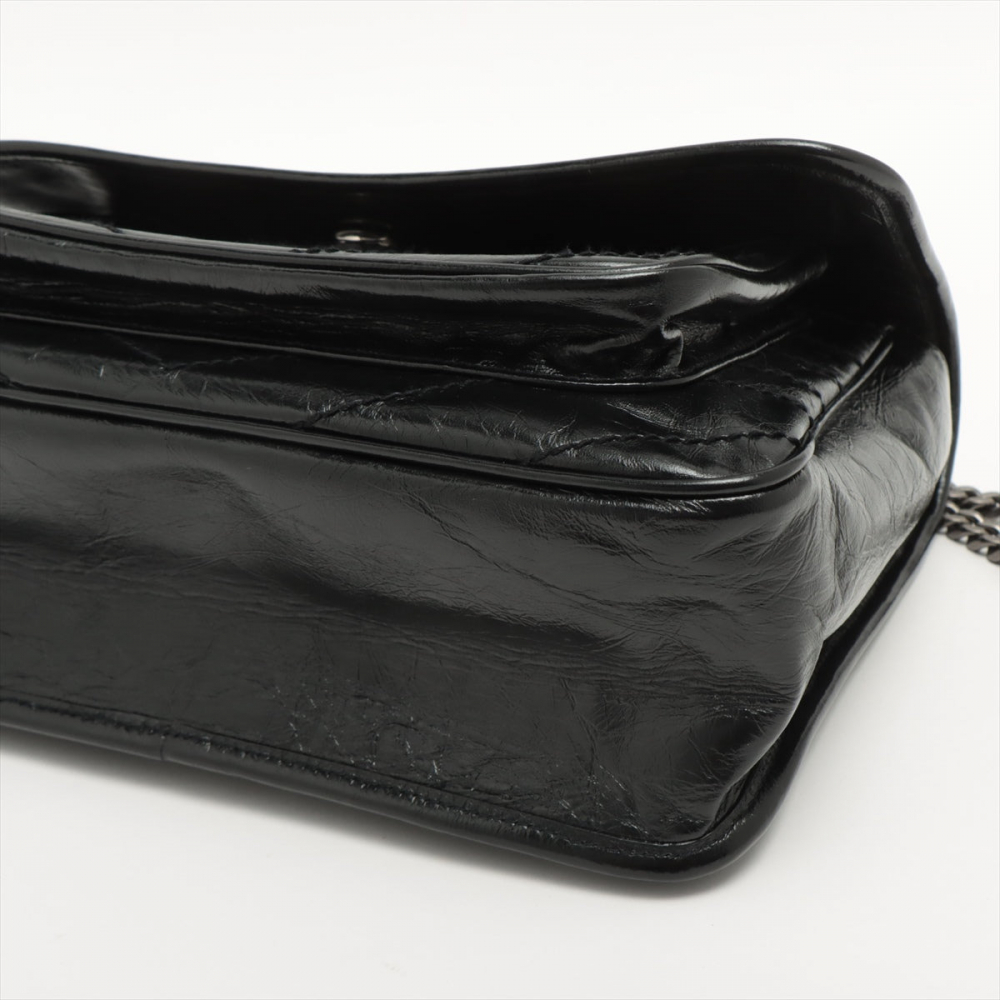 Saint Laurent Niki Medium Leather Chain Shoulder Bag Black