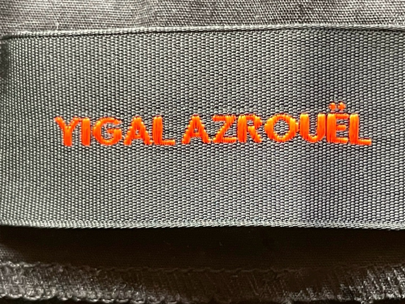 Yigal Azrouel Pantalon en sac de papier avec patches en cuir