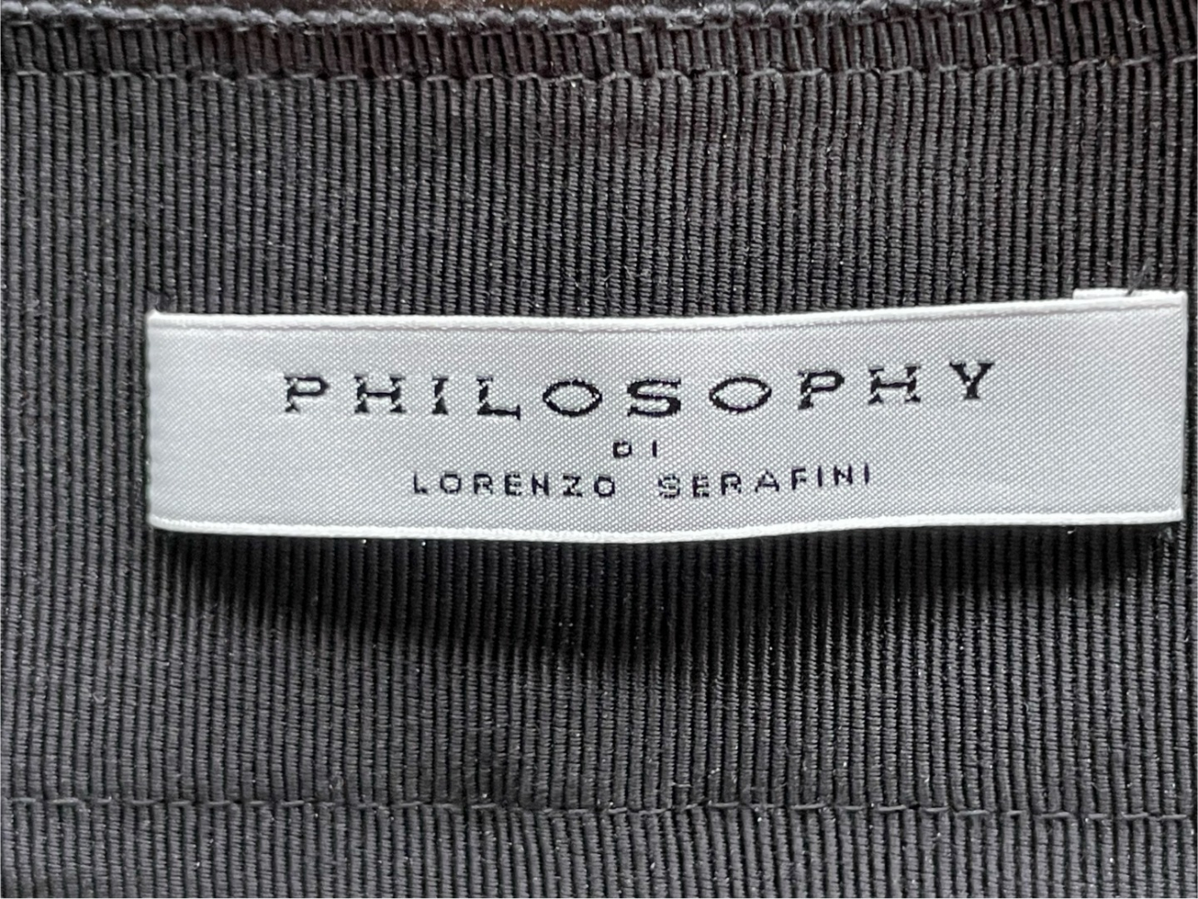 Philosophy Di Lorenzo Serafini Pantalon taille haute en cuir végétalien