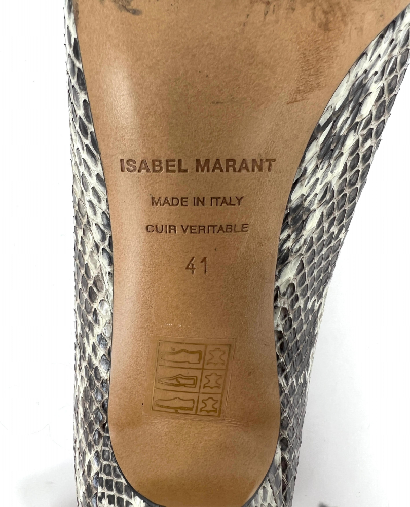 Isabel Marant Poppy Python pumps - Size EU 41