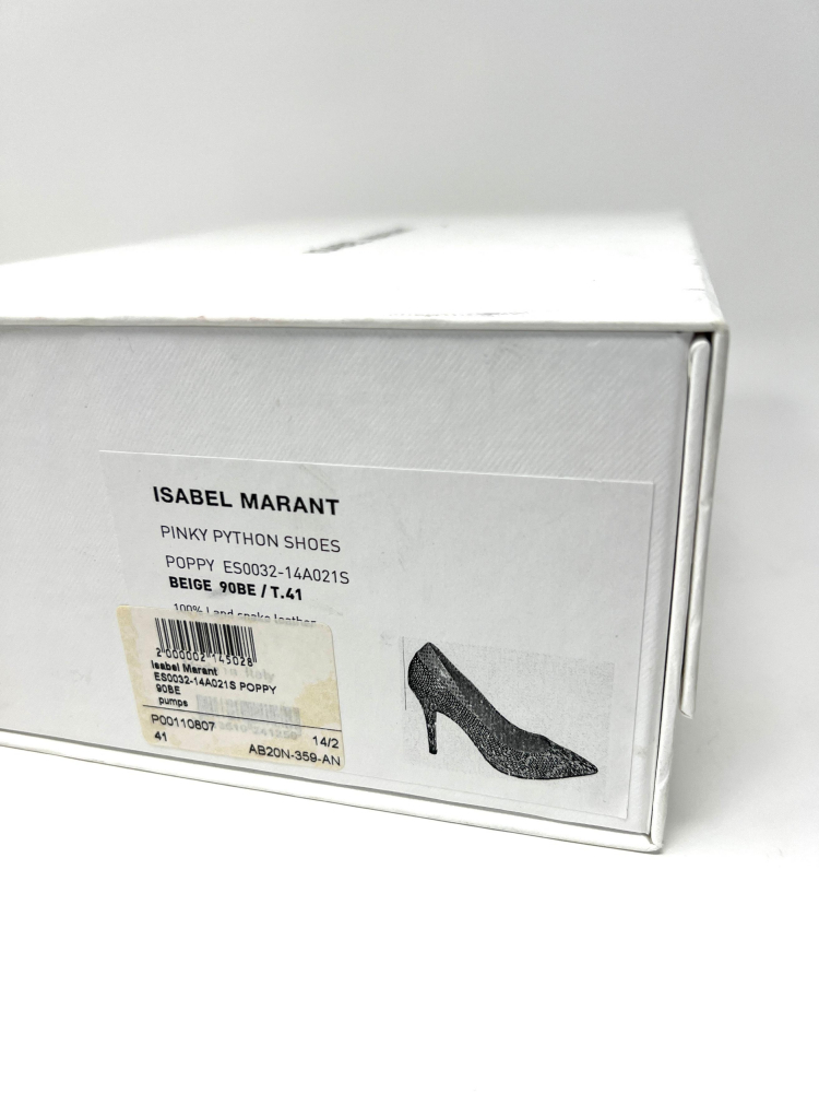 Isabel Marant Poppy Python pumps - Size EU 41