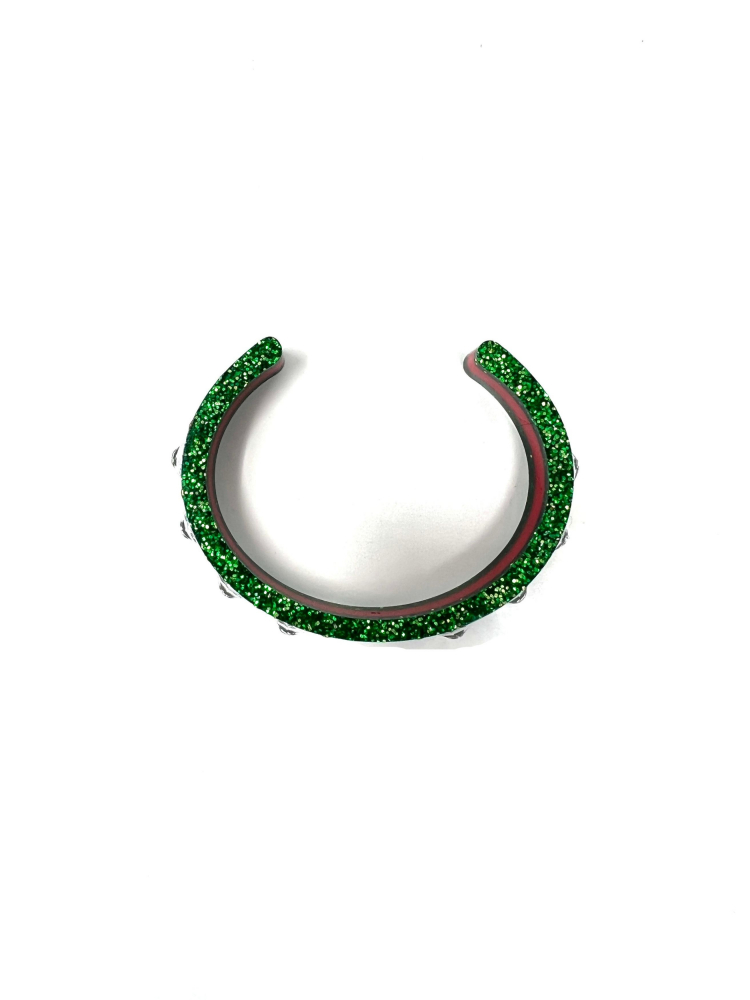 Gucci Enamel Bee Bracelet Green and Red