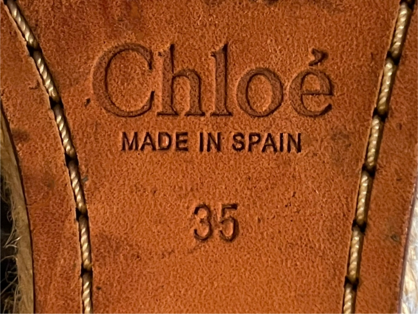 Chloé Soft platform espadrilles in palest pink!