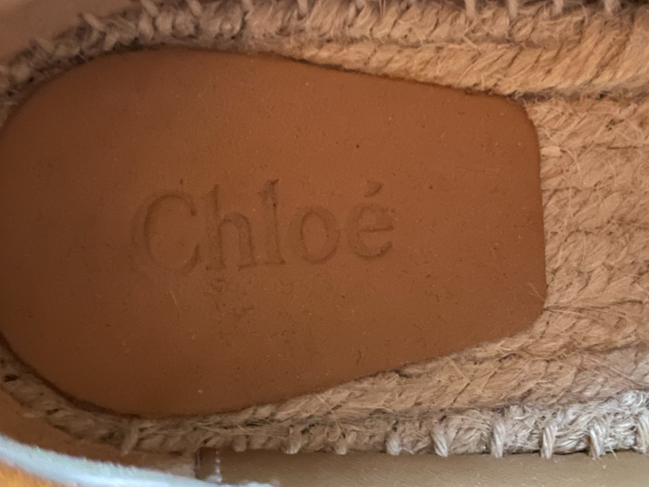 Chloé Soft platform espadrilles in palest pink!