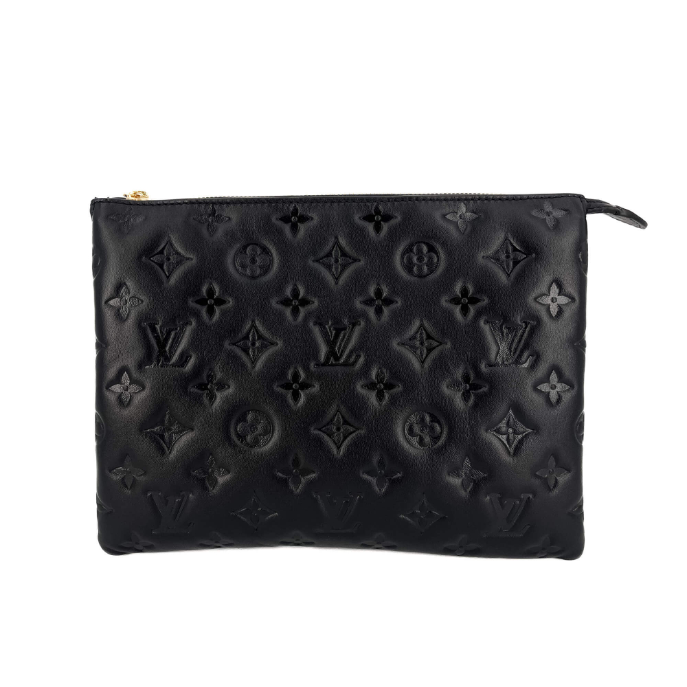 Louis Vuitton Coussin PM Monogram Embossed Leather Black