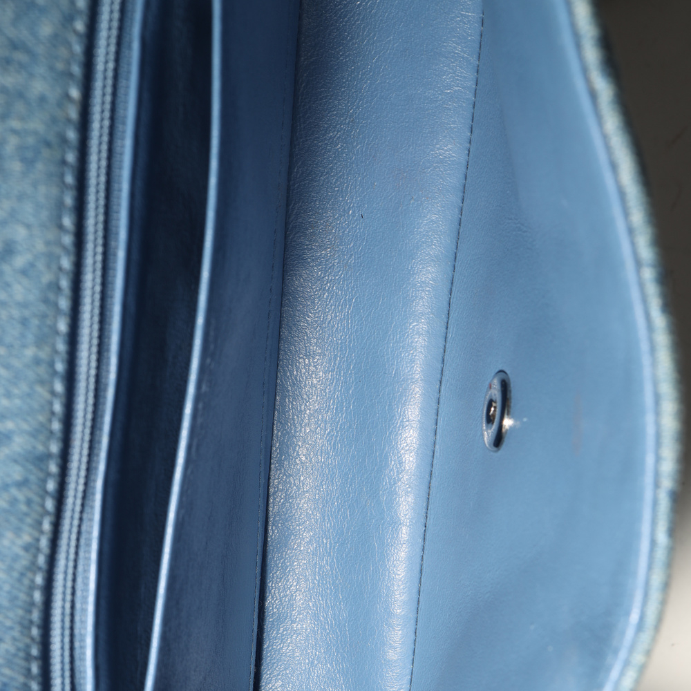 Chanel Denim Braided Classic Medium Flap Bag