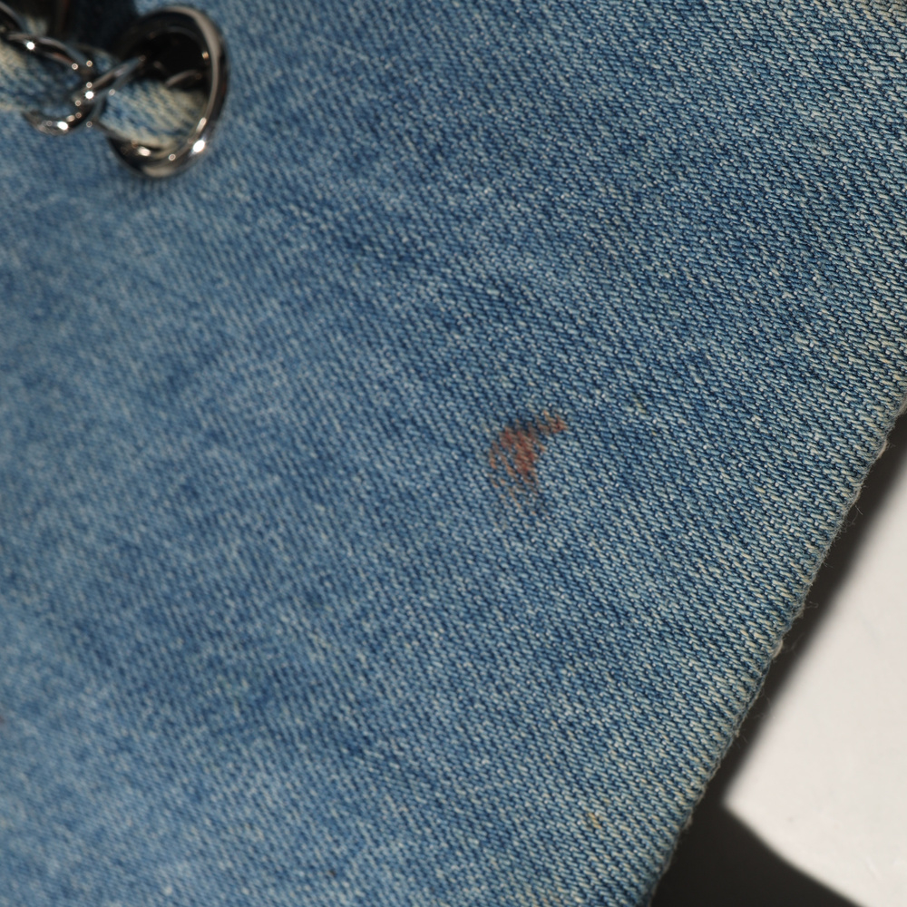 Chanel Denim Braided Classic Medium Flap Bag