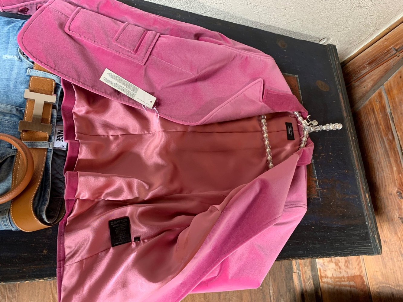 Steffen Schraut VESTE EN SAMETTE