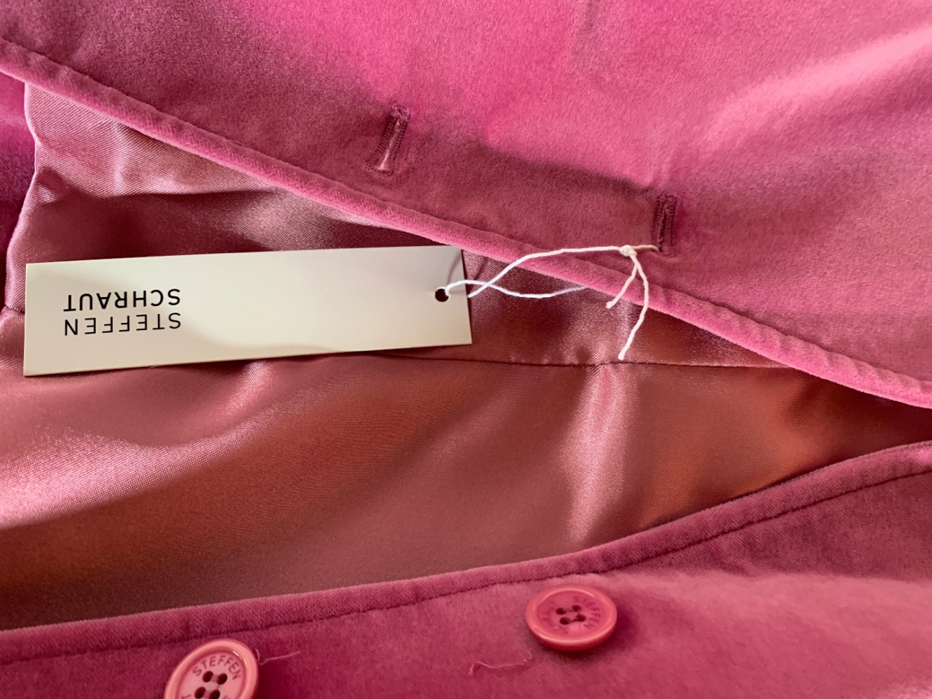 Steffen Schraut VESTE EN SAMETTE