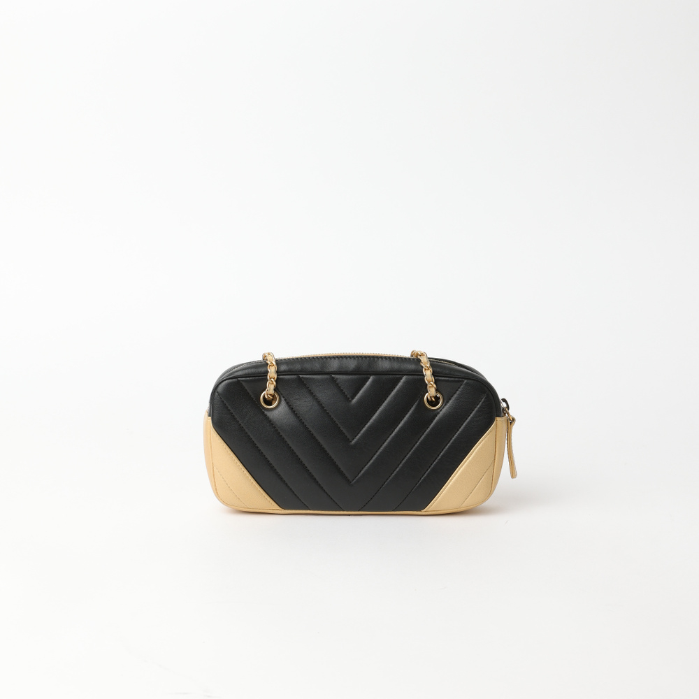 Chanel Chevron Charm Camera Bag