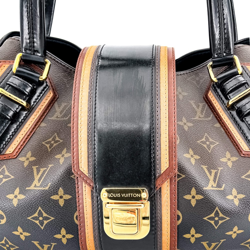 Louis Vuitton Mirage Griet Noir Monogram Canvas & Leather Bag