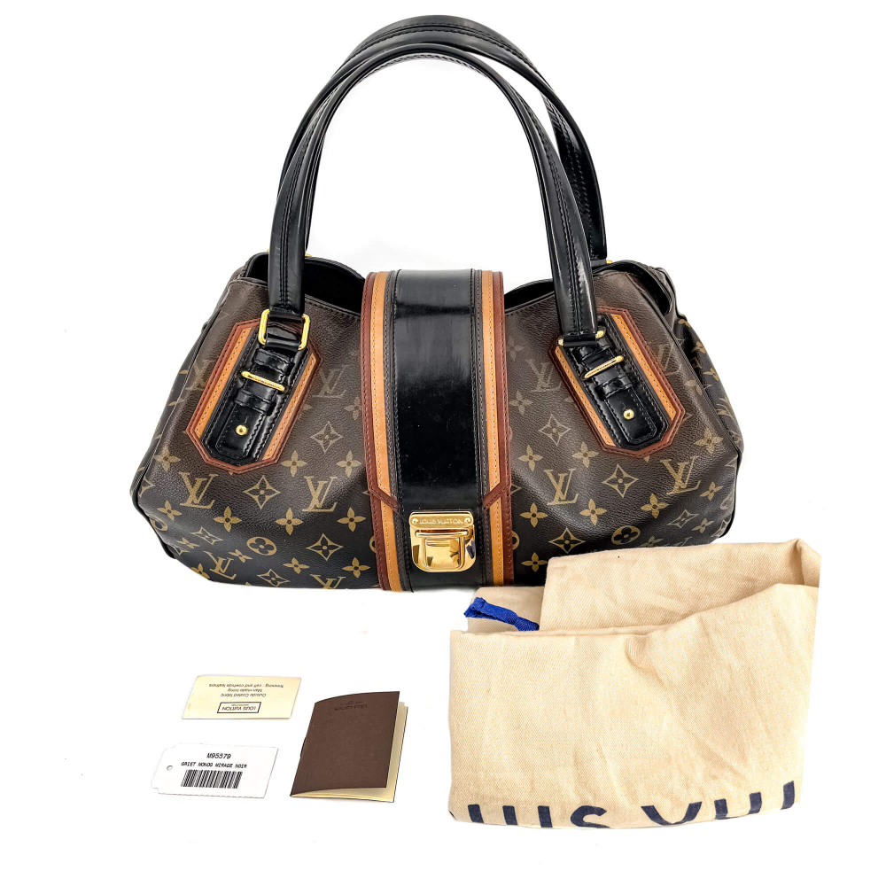 Louis Vuitton Mirage Griet Noir Monogram Canvas & Leather Bag