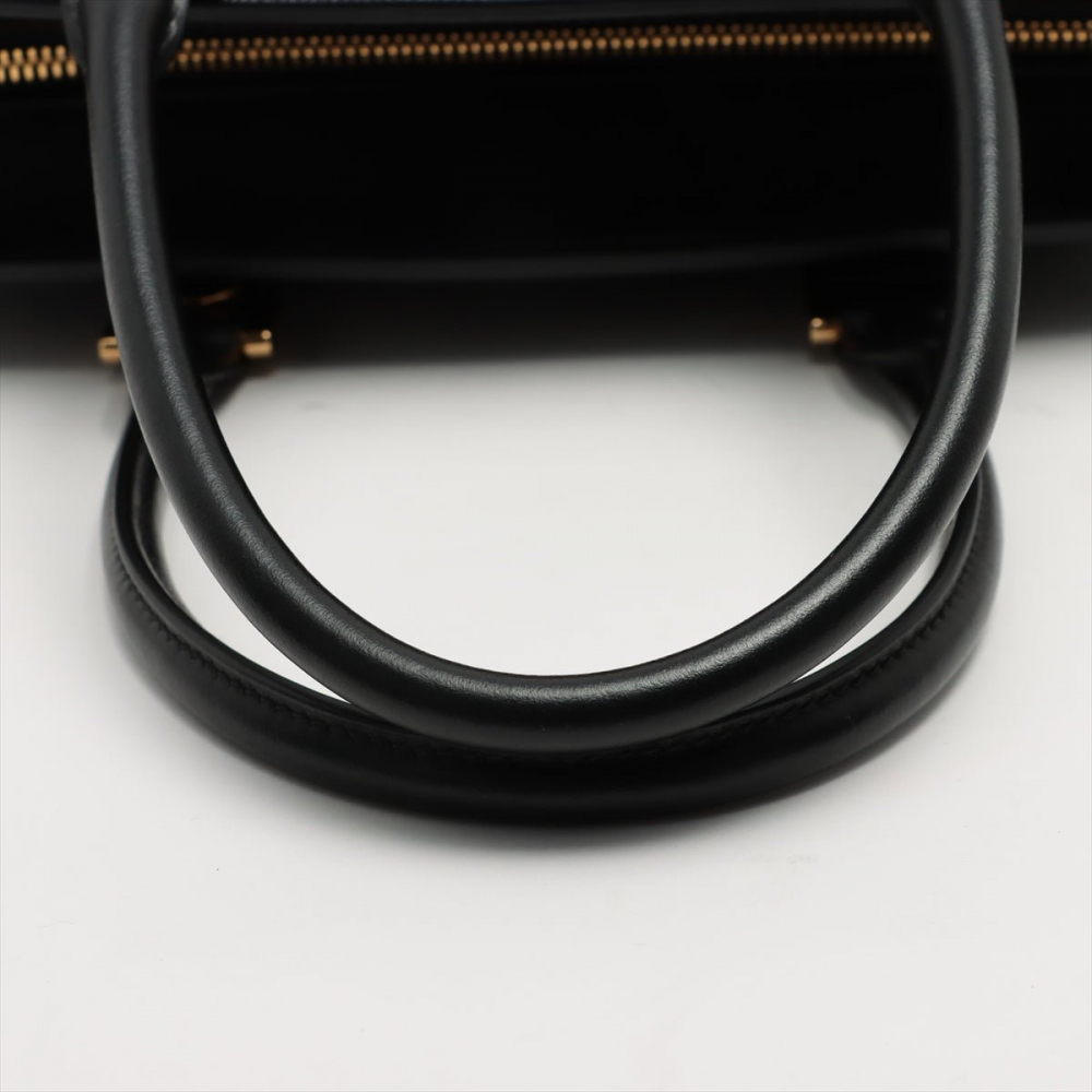 Prada Top Handle Small 2-Way Saffiano Leather Black Bag