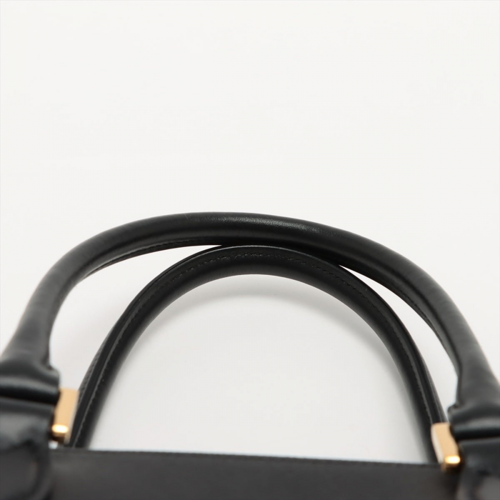 Prada Top Handle Small 2-Way Saffiano Leather Black Bag